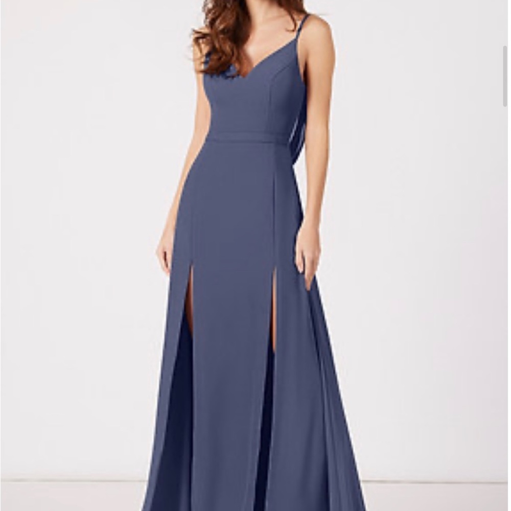 AZAZIE Candice Bridesmaid Dress in STORMY (Size 4) / EUC - Only worn ONCE! ✨
